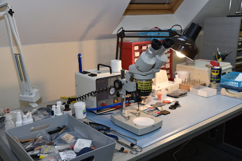 Hearing aid repair center